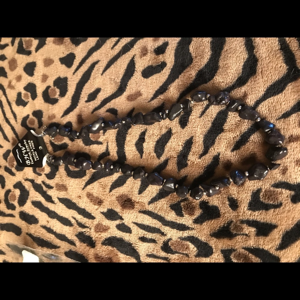 Black western necklace